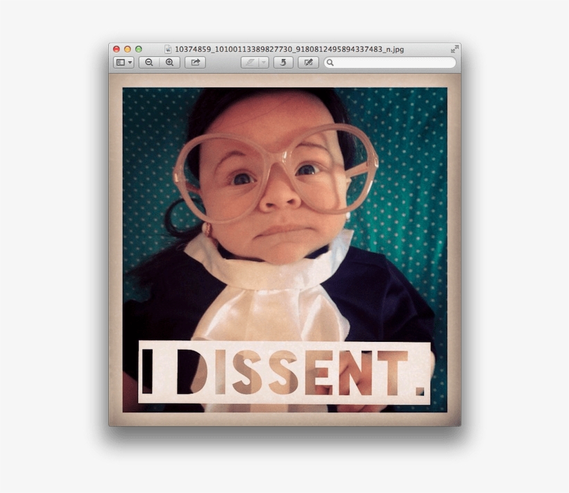 Vecxmlqrkuzworzvr2hu - Baby Ruth Bader Ginsburg Costume, transparent png #5024736