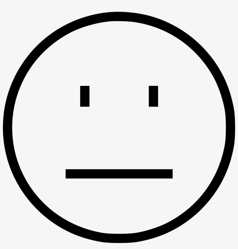 Straight Face Comments - Left Arrow Circle, transparent png #5025747