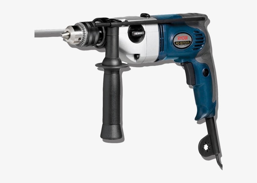 Ryobi Drill - Handheld Power Drill, transparent png #5026187