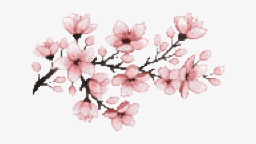 Report Abuse - Cherry Blossom Pixel Gif, transparent png #5027026
