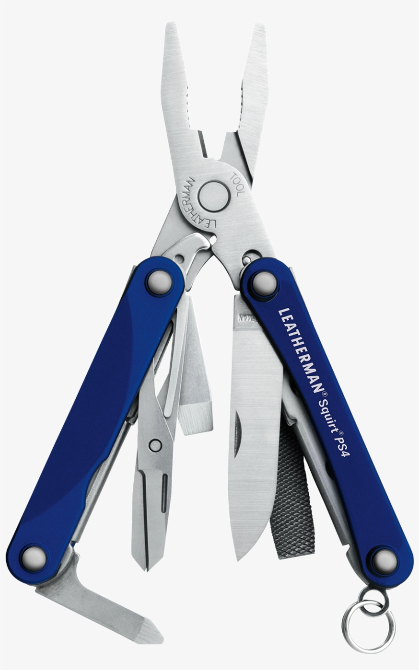 Squirt® Ps4 - Leatherman - Squirt Ps4 Multitool - Black, transparent png #5027137