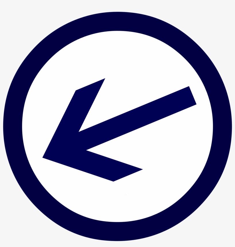 16 Cardinal Points Wsw - Tick In Circle In Blue, transparent png #5027807