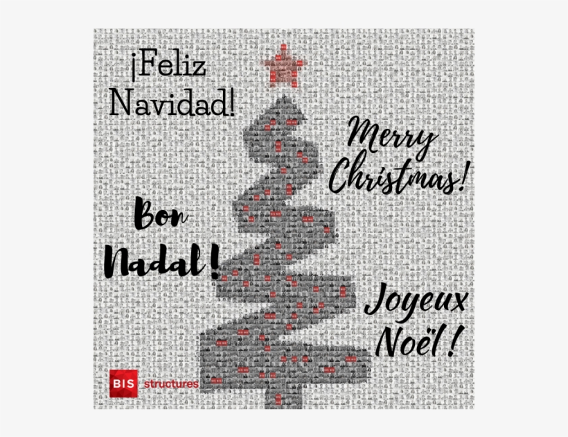 Merry Christmas - Moderne Unschärfe-baum-frohe Weihnacht-gruß-karte Karte, transparent png #5028682