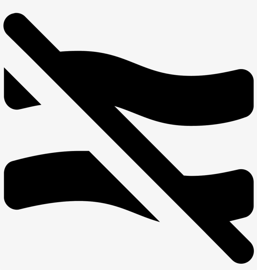 Approximately Not Equal Icon - Not Equal Png, transparent png #5028955
