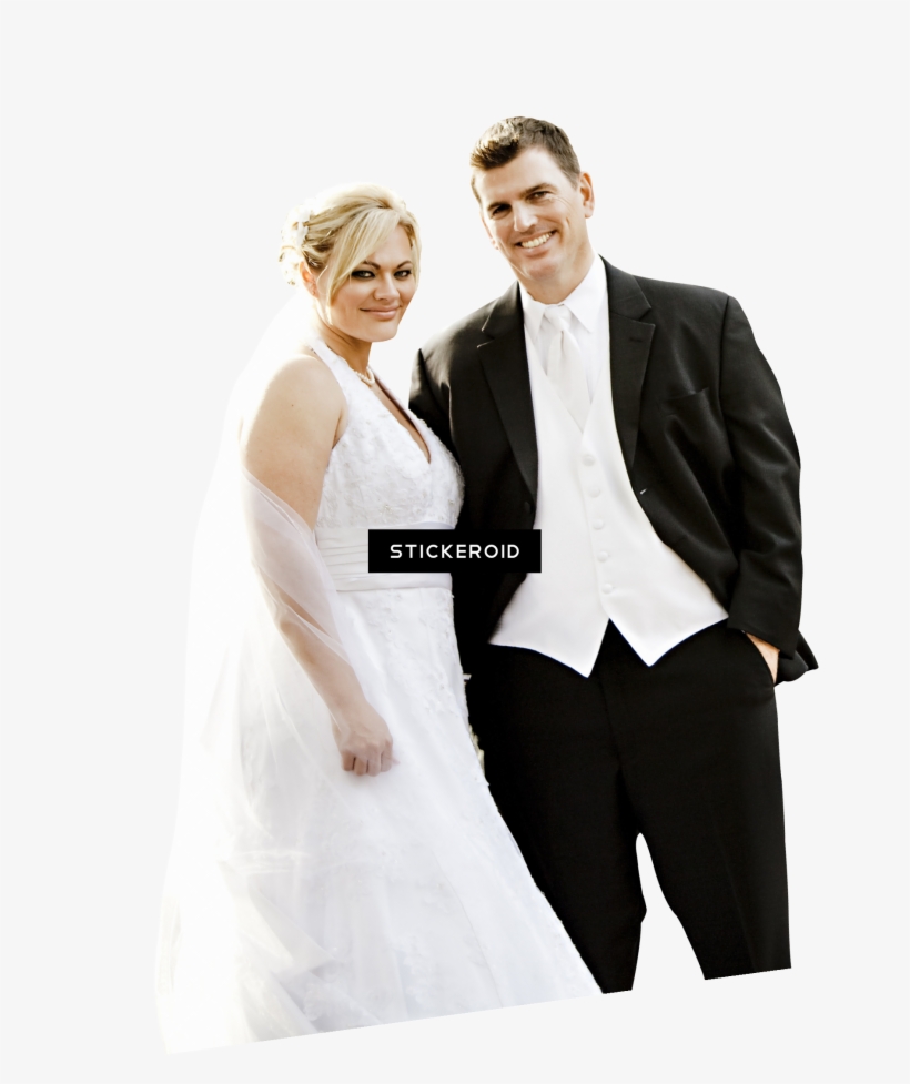 Wedding Dress - Wedding Couple Suit, transparent png #5029360