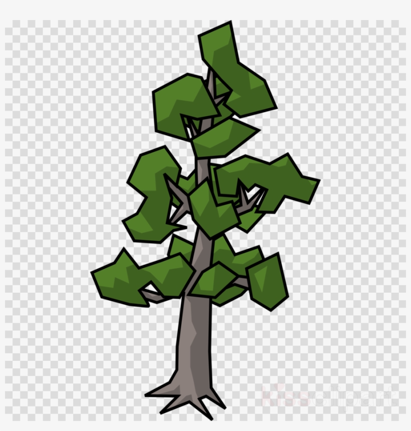 Cel Shaded Tree Clipart Scots Pine Tree Clip Art - Scots Pine, transparent png #5030836