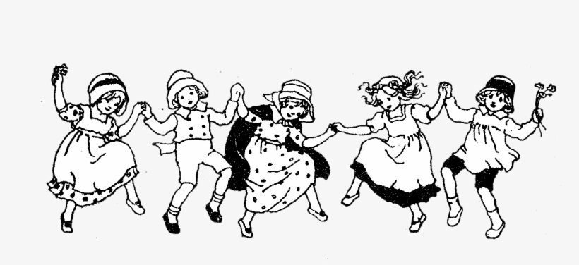 Png Library Download Inspirational Of Children Dancing - Students Dancing Black And White Clipart, transparent png #5030896