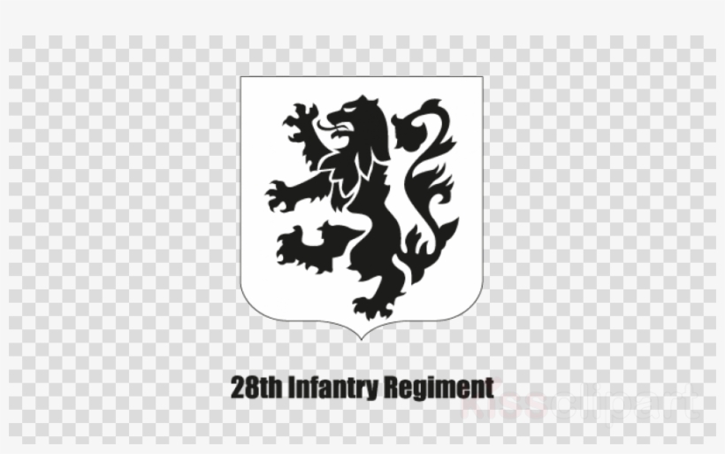 Regiment United States Army Division Infantry - 28th_infantry_regiment-logo Round Ornament, transparent png #5031264