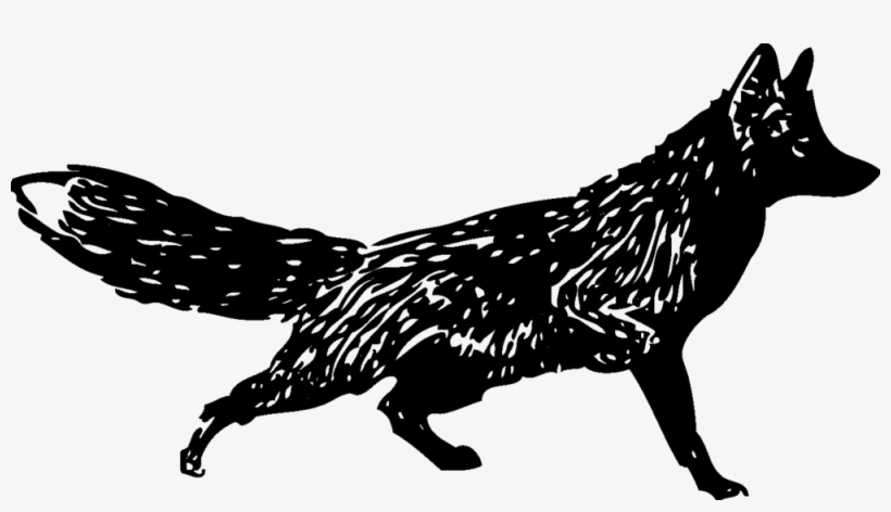 Fox Silhouette Legup - Art, transparent png #5031649