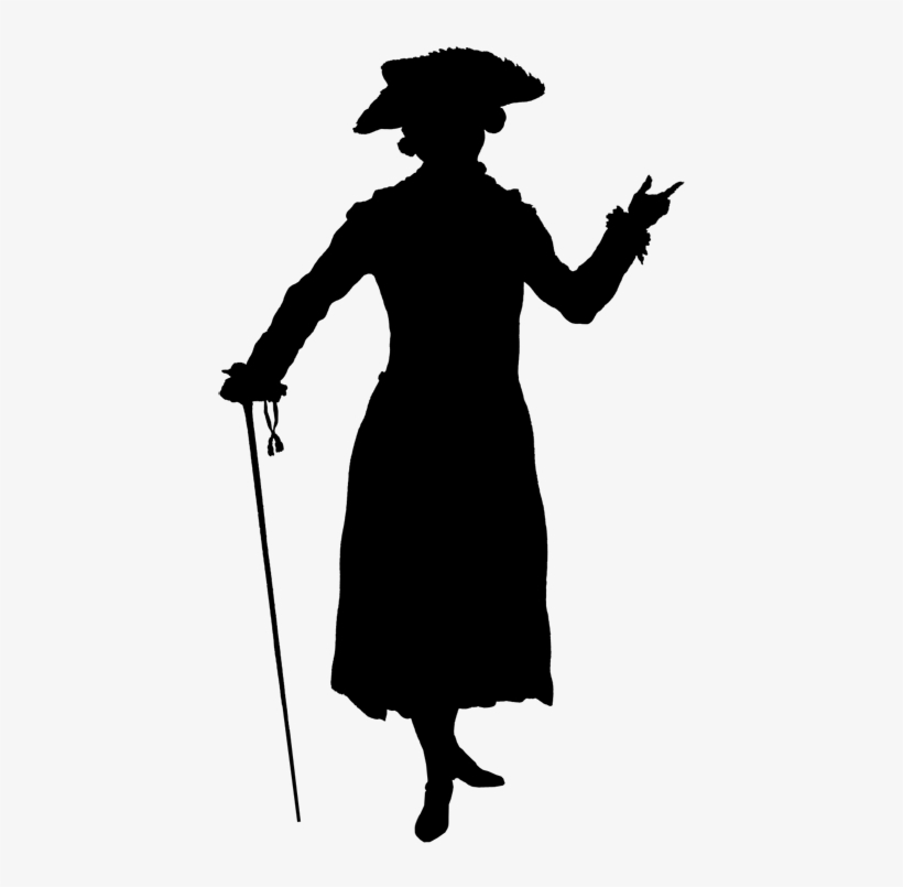 Victorian Man Shadow Theatre, Fashion Silhouette, 18th - 1700s Century Man Silhouette, transparent png #5032039