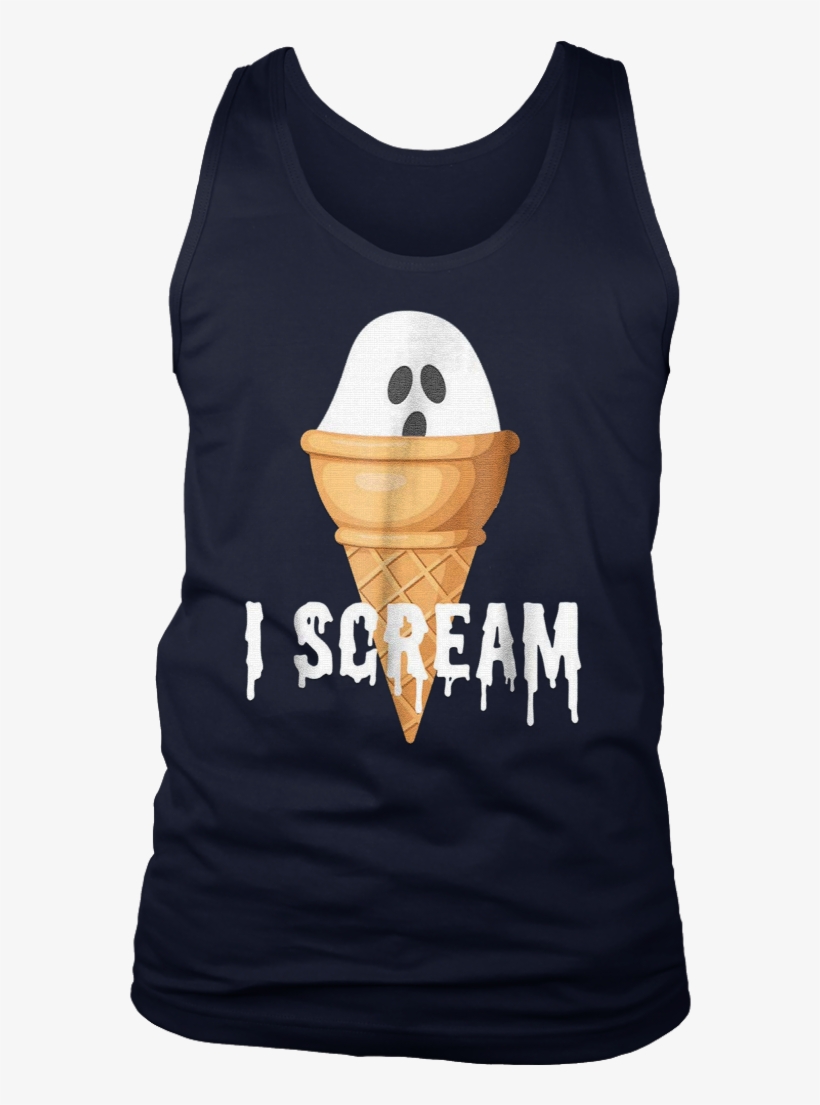 Ice Cream Halloween Costume Funny I Scream Ghost Pun - Shirt, transparent png #5033038