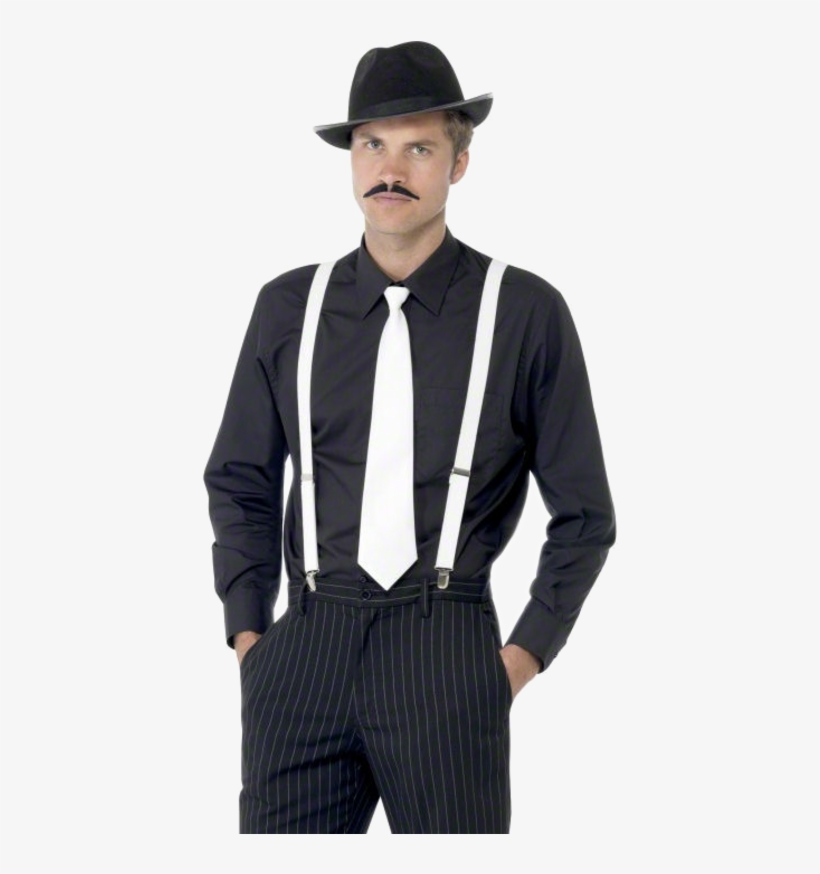Gangster Costume Mens Fashion s 30s Free Transparent Png Download Pngkey