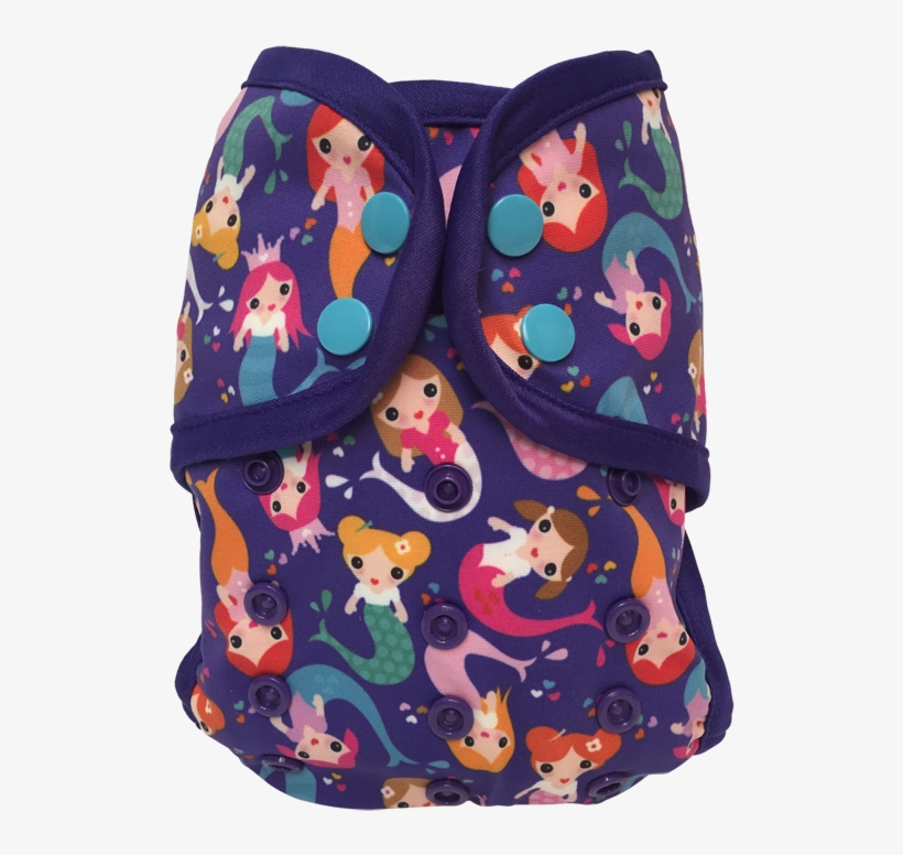 Mermaids Swim Diaper - Bummis Swimmi Mermaids Swim Diaper (one Size) - Mermaids, transparent png #5034265