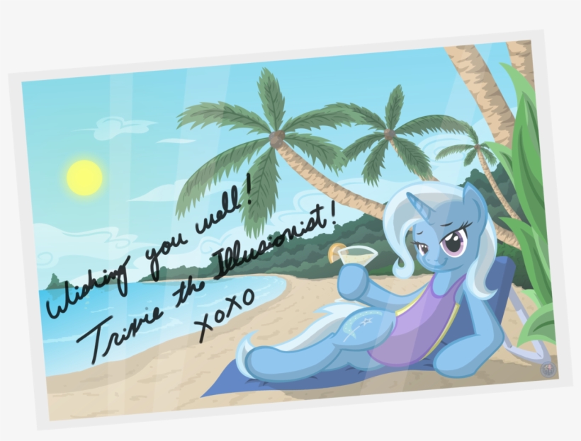 Template93, Beach, Clothes, Commission, Drink, Female, - Trixie, transparent png #5034554