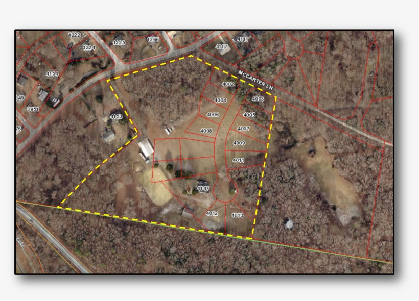 16 Recorded Single Family Detached Lots Plus Open Space - Map, transparent png #5035396