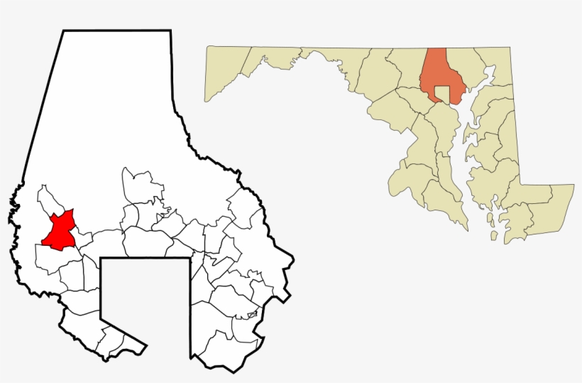 Maryland County Map Luxury Owings Mills Maryland - County Md, transparent png #5035960
