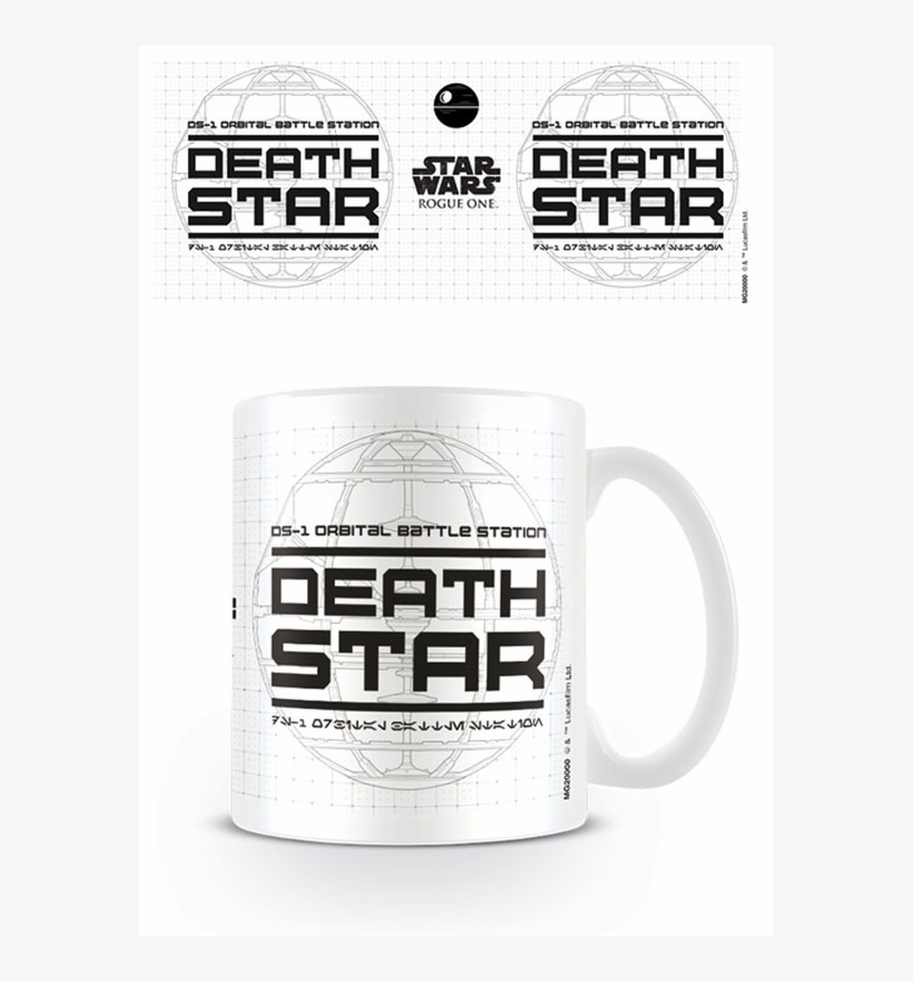 Star Wars Rogue One Death Star Ceramic Mug, Multicoloured, transparent png #5036413