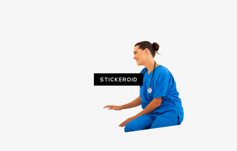Doctor And Doctors Nurses - Sitting, transparent png #5036546