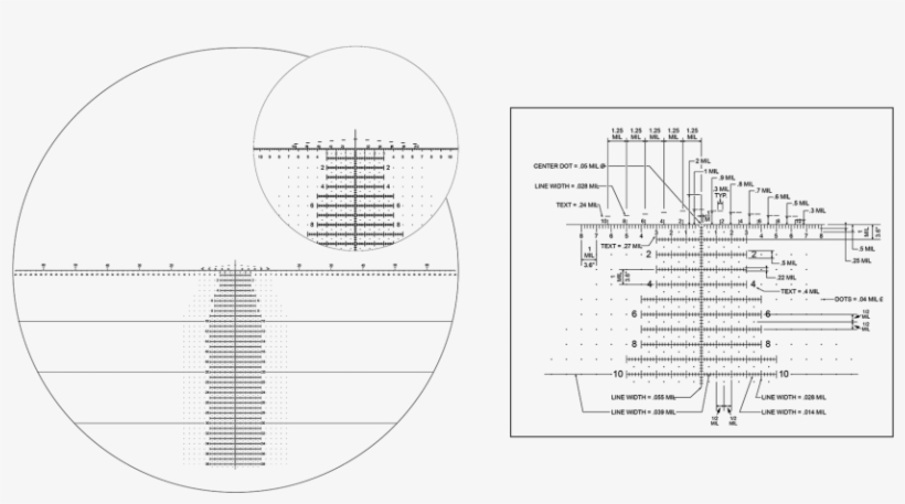 Horus 59 Reticle And Subtensions - Diagram, transparent png #5037048