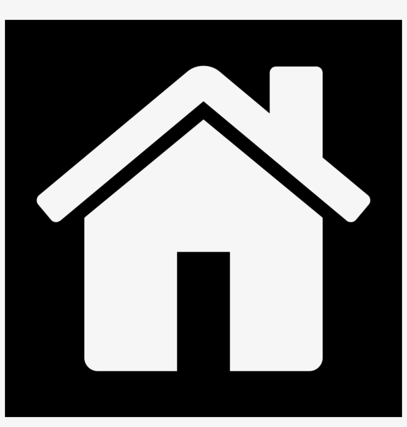 Png File - Black Home Icon In Circle, transparent png #5037508