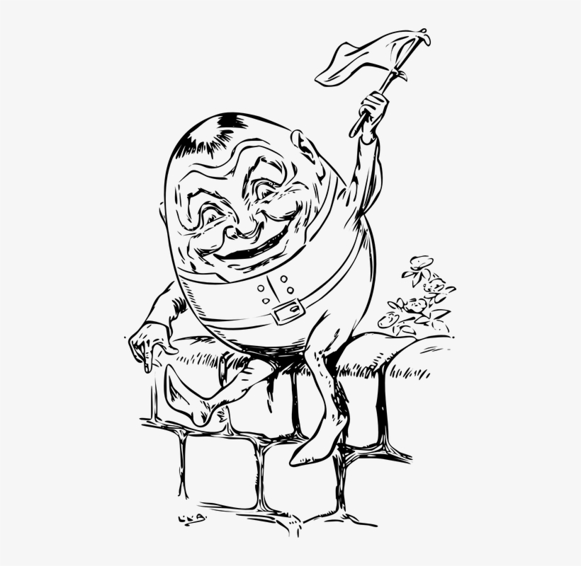 “humpty Trump Sat On A Wall - Humpty Dumpty Clipart, transparent png #5038010