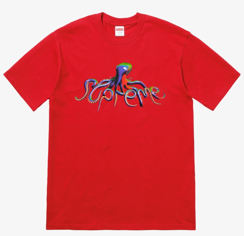 Supreme Tentacles Tee Brick, transparent png #5038145