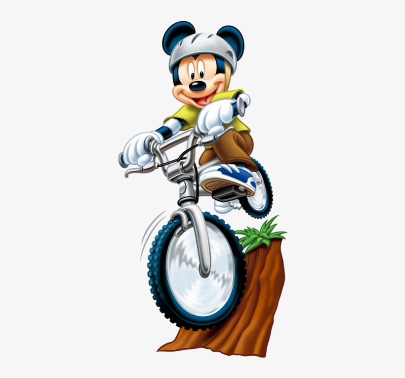 Фото, Автор Soloveika На Яндекс - Mickey En Bicicleta, transparent png #5038956