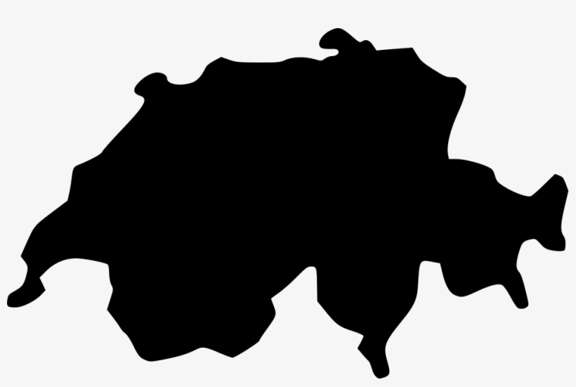 Png File - Switzerland Map Vector, transparent png #5039343