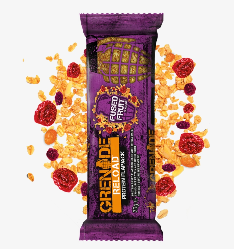 Grenade Products Banner - Reload Protein Flapjacks Grenade All'unità Banoffee, transparent png #5039523