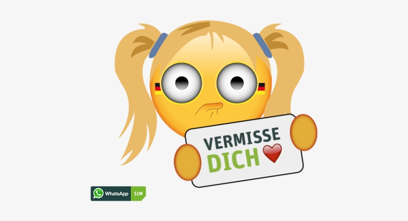 Angry Emoji Mit Gelbem Gesicht Und Deutschland Flaggen - Smiley Peace, transparent png #5041214