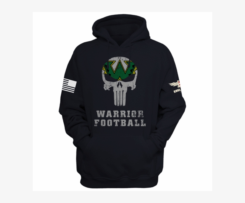 Grunge Warrior Hoodie Grunge Warrior Hoodie - Punisher Skull, transparent png #5041615