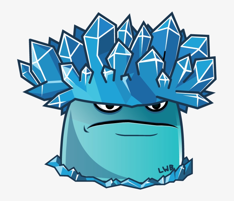 Ice Shroom By Lolwutburger - Ice Shroom Plants Vs Zombie Transparent, transparent png #5042040