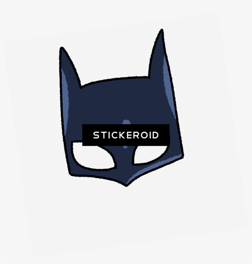 Batman Drawing Mask - Cartoon, transparent png #5042365