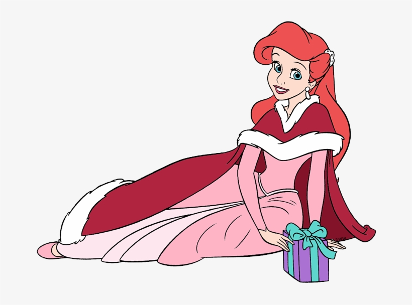 Ariel - Little Mermaid Christmas, transparent png #5044177