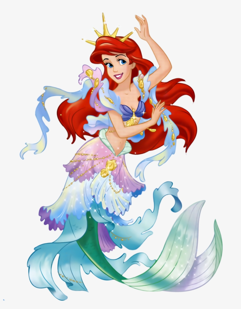 Ariel Mermaid, Ariel The Little Mermaid, Mermaid Cartoon, - Ariel Little Mermaid Character, transparent png #5044243
