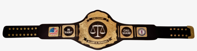 Championship Belt - Law Scale, transparent png #5045315