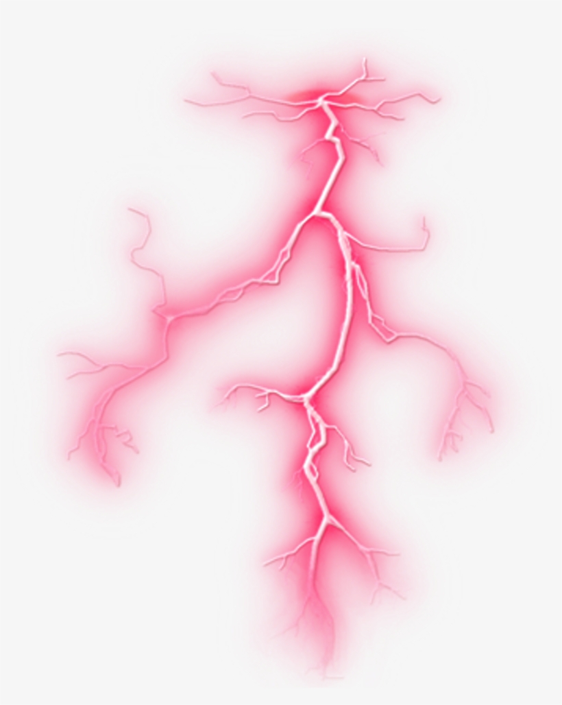 Ftestickers Red Lightning Freetoedit - Red Lightning Transparent Background, transparent png #5045846