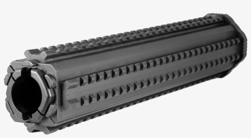 Mission First Tactical M44l 4-sided Handguard Rail - Airsoft M4 Lightweight Handguard, transparent png #5046761