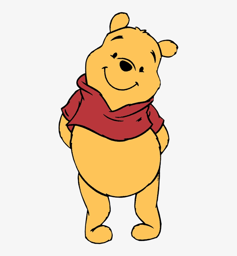 Winnie The Pooh Clipart Christmas - Winnie The Pooh Face Clipart, transparent png #5048498