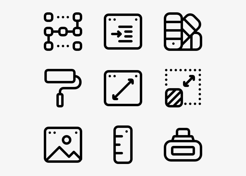 Design Tool And Content Editor - Bathroom Icons, transparent png #5048501