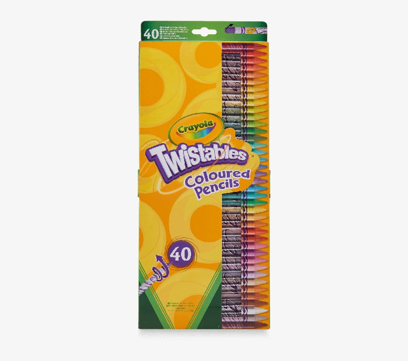 Twistable Colored Pencils - Crayola Twistables Pencils 40, transparent png #5048917