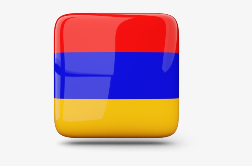 Armenia Flag Amazing Png Icon - Armenia Flag Square, transparent png #5049023