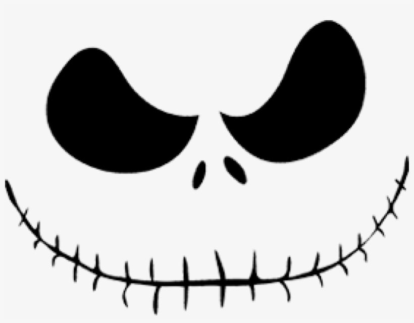 Jack Skellington Face, transparent png #5049402