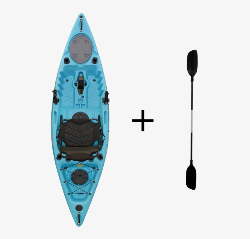 Single Person Rotomolded Pedal Kayak Set - Sea Kayak, transparent png #5049509
