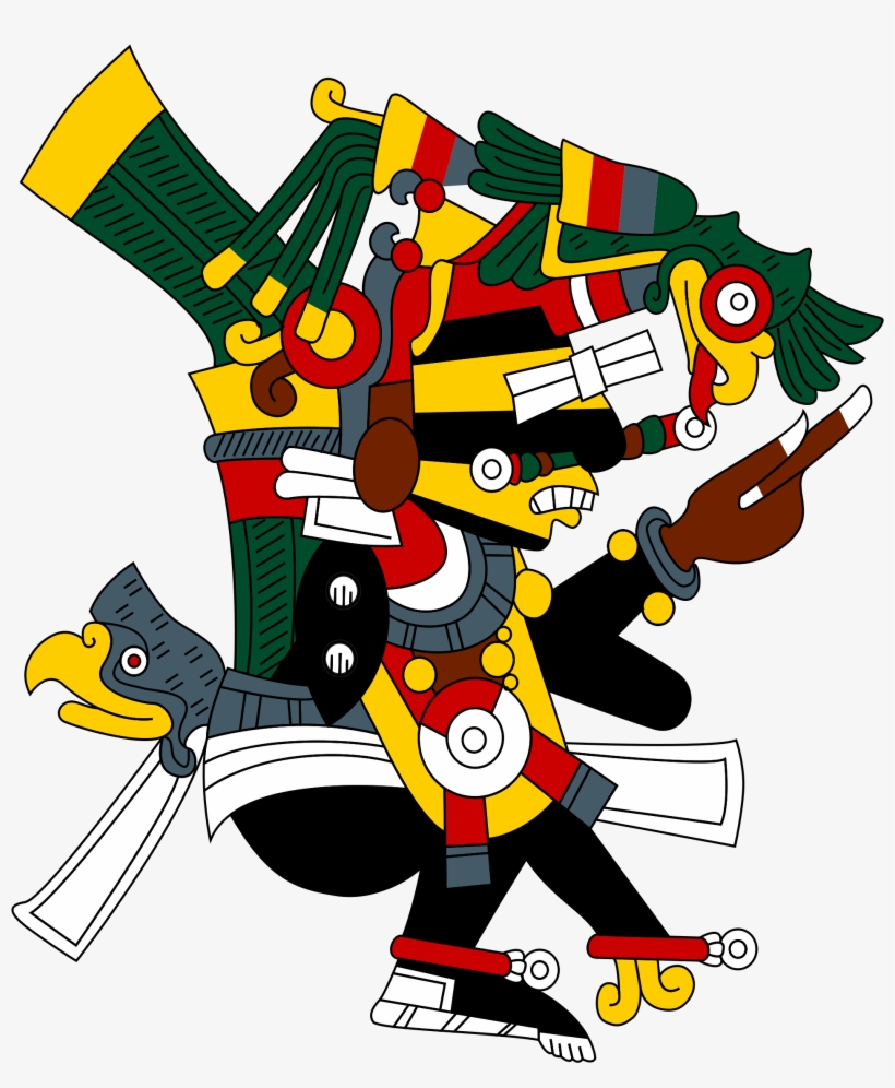 File Tezcatlipoca Svg Wikimedia - Tezcatlipoca Png, transparent png #5049611