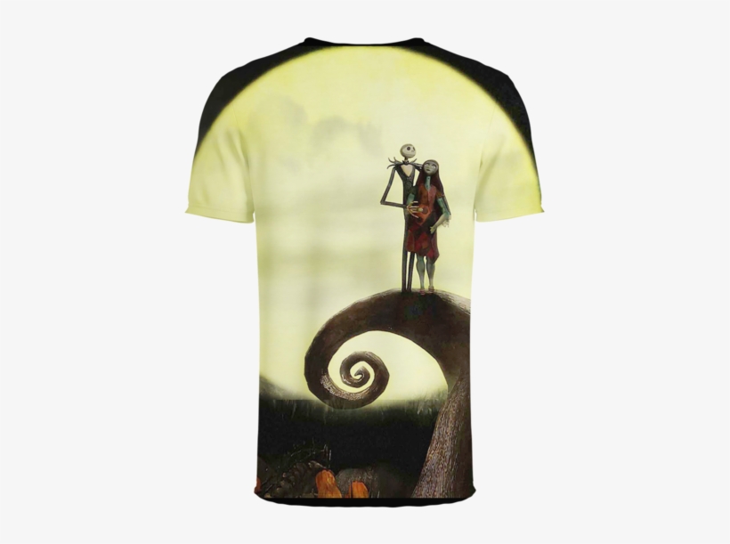 Movie Jack Skellington 3d T-shirt - Nightmare Before Christmas Jack Skellington And Sally, transparent png #5049713