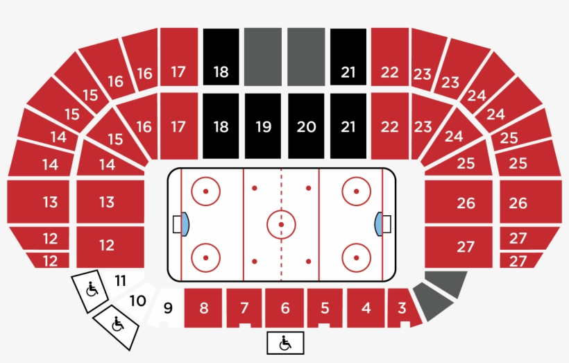 Game Tickets Ottawa S Season Seating Chart - Circle, transparent png #5049965