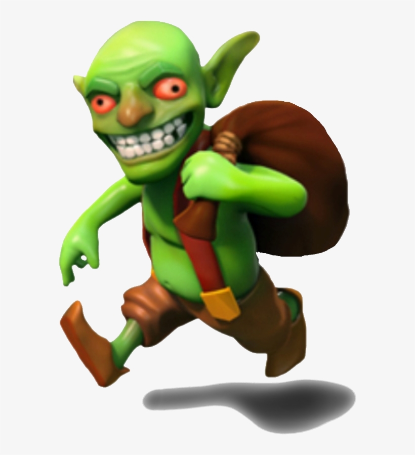 Goblin Clash Png Clipart Freeuse Library - Clash Of Clans Goblin Face, transparent png #5050114