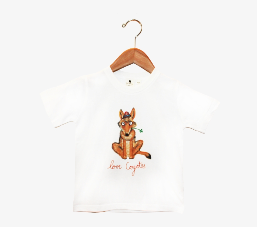 Organic Coyote T-shirt - Red Fox, transparent png #5050291