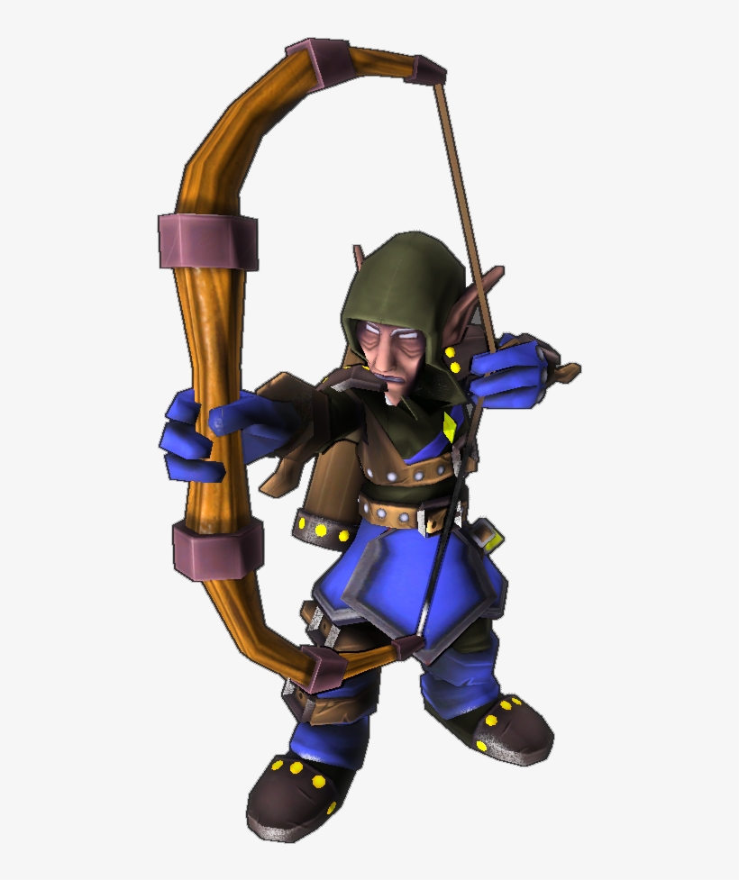 Dark Elf Archer - Dungeon Defenders Png, transparent png #5050292